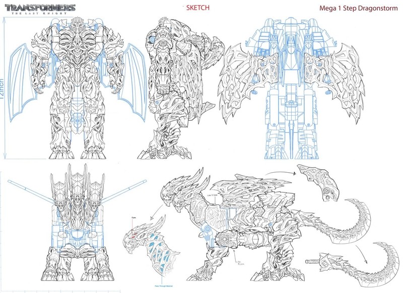 Transformers News: SDCC 2017: Transformers: The Last Knight Toy Concepts and Schematics