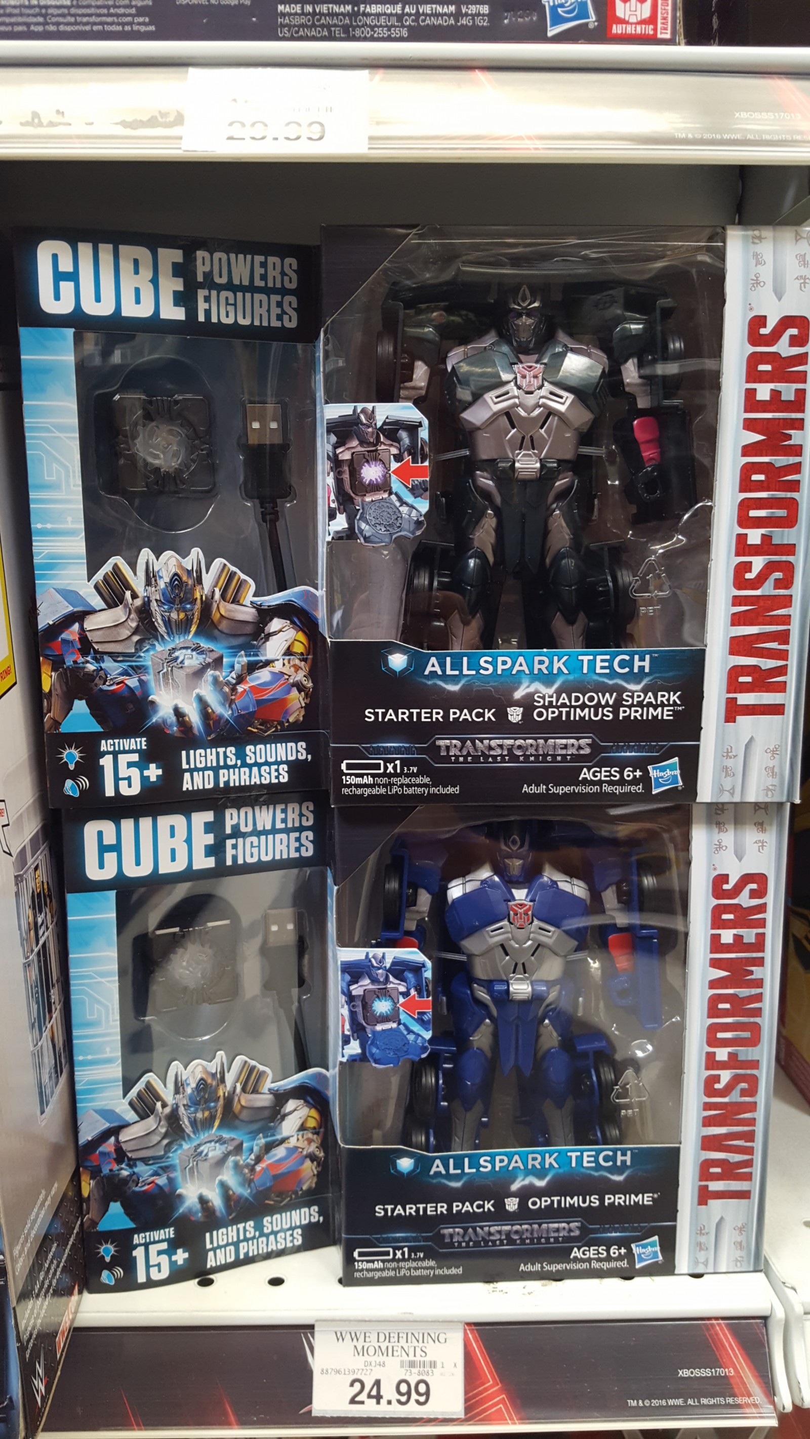 Transformers News: Transformers: The Last Knight All Spark Tech CUBE Powers Figures Spotted In the US! Transformers News: Transformers: The Last Knight All Spark Tech CUBE Powers Figures Spotted In the US!