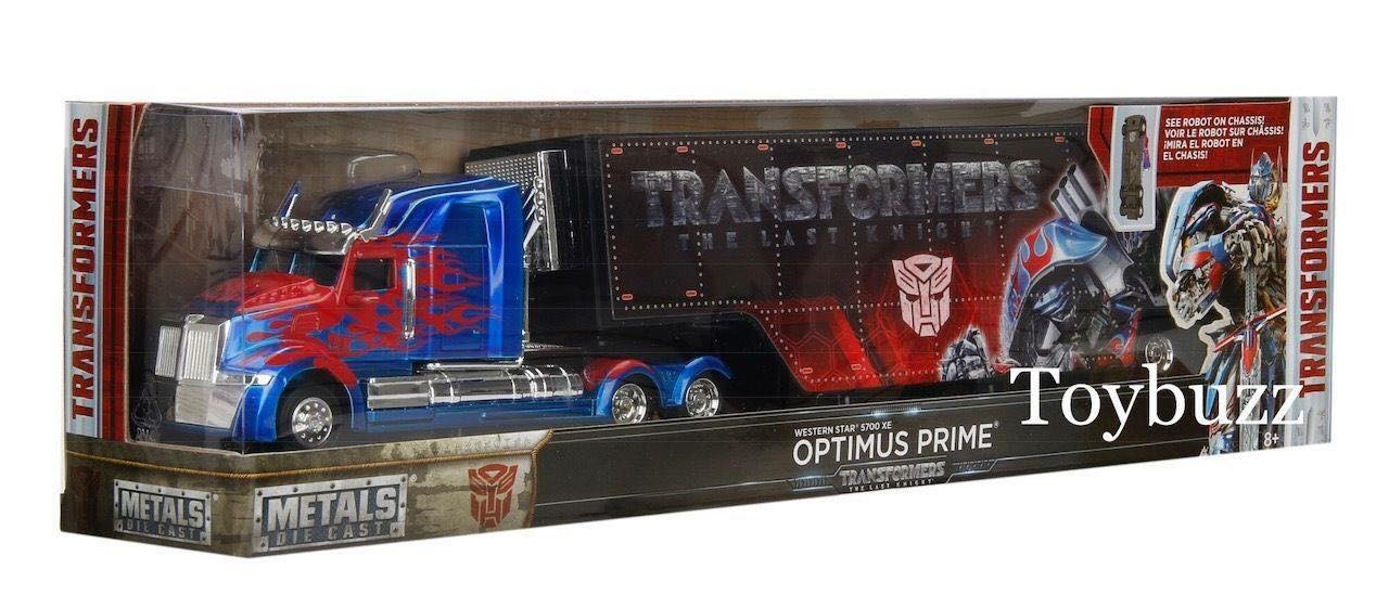 Transformers News: Transformers: The Last Knight Jada 1:64 Optimus Prime with Trailer