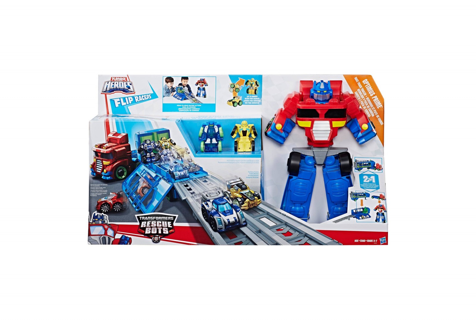 Transformers News: New Transformer Toys at Target.com: Exclusive TLK 6 Pack and Rescue Bots Optimus Race Track Trailer
