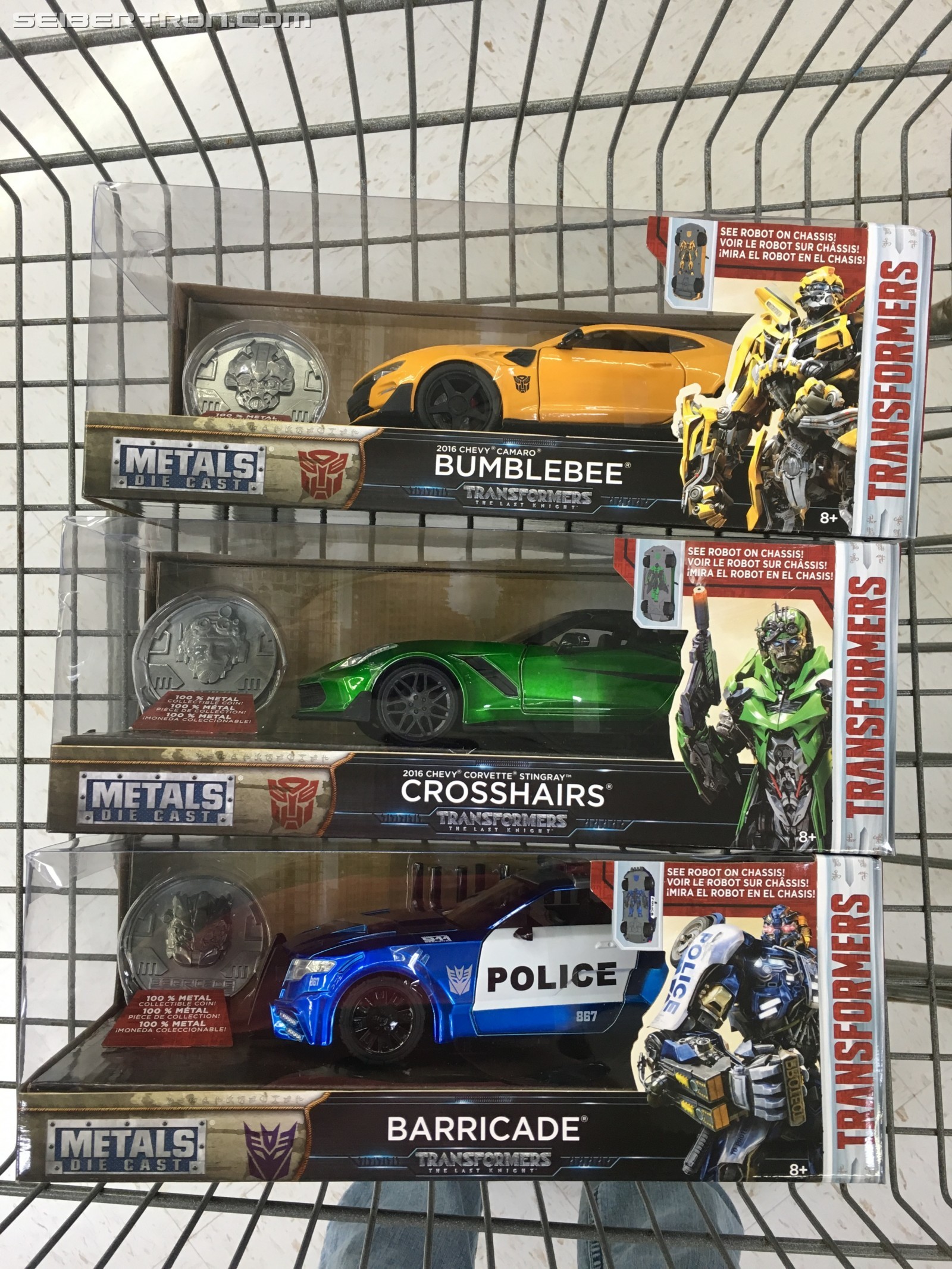 Transformers News: 1:32 and 1:24 Jada Metals Cars From Transformers: The Last Knight Found Across the US and Canada