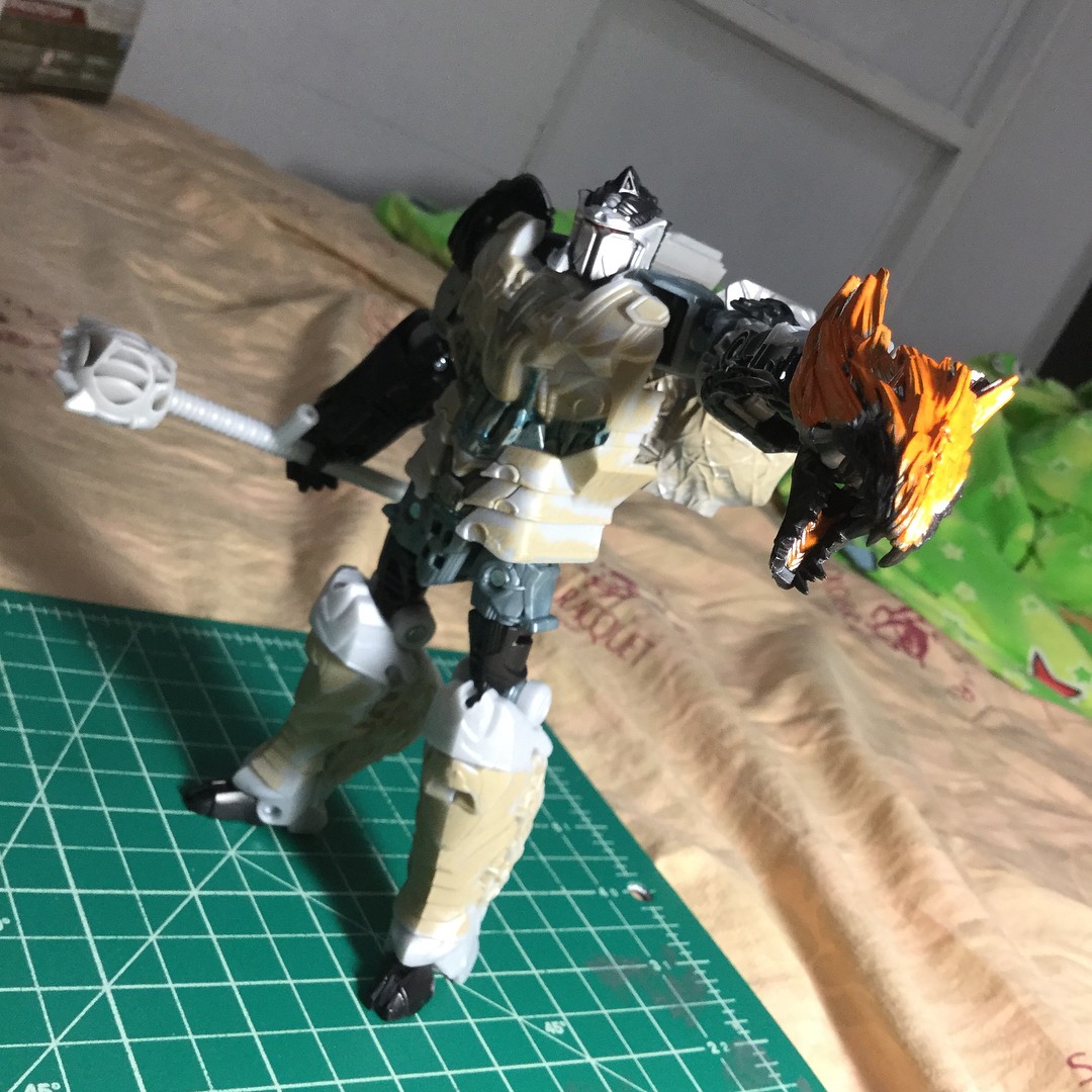 Transformers News: In-Hand Images of Transformers: The Last Knight Leader Dragonstorm, with Stormreign & Dragonicus