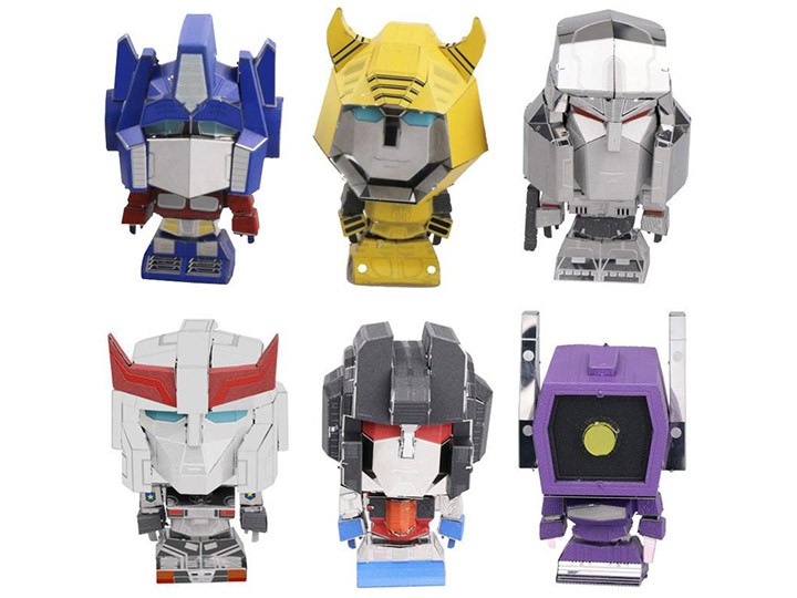 Transformers News: New Transformers 3D Metal Model Kits from MU Transformers News: New Transformers 3D Metal Model Kits from MU