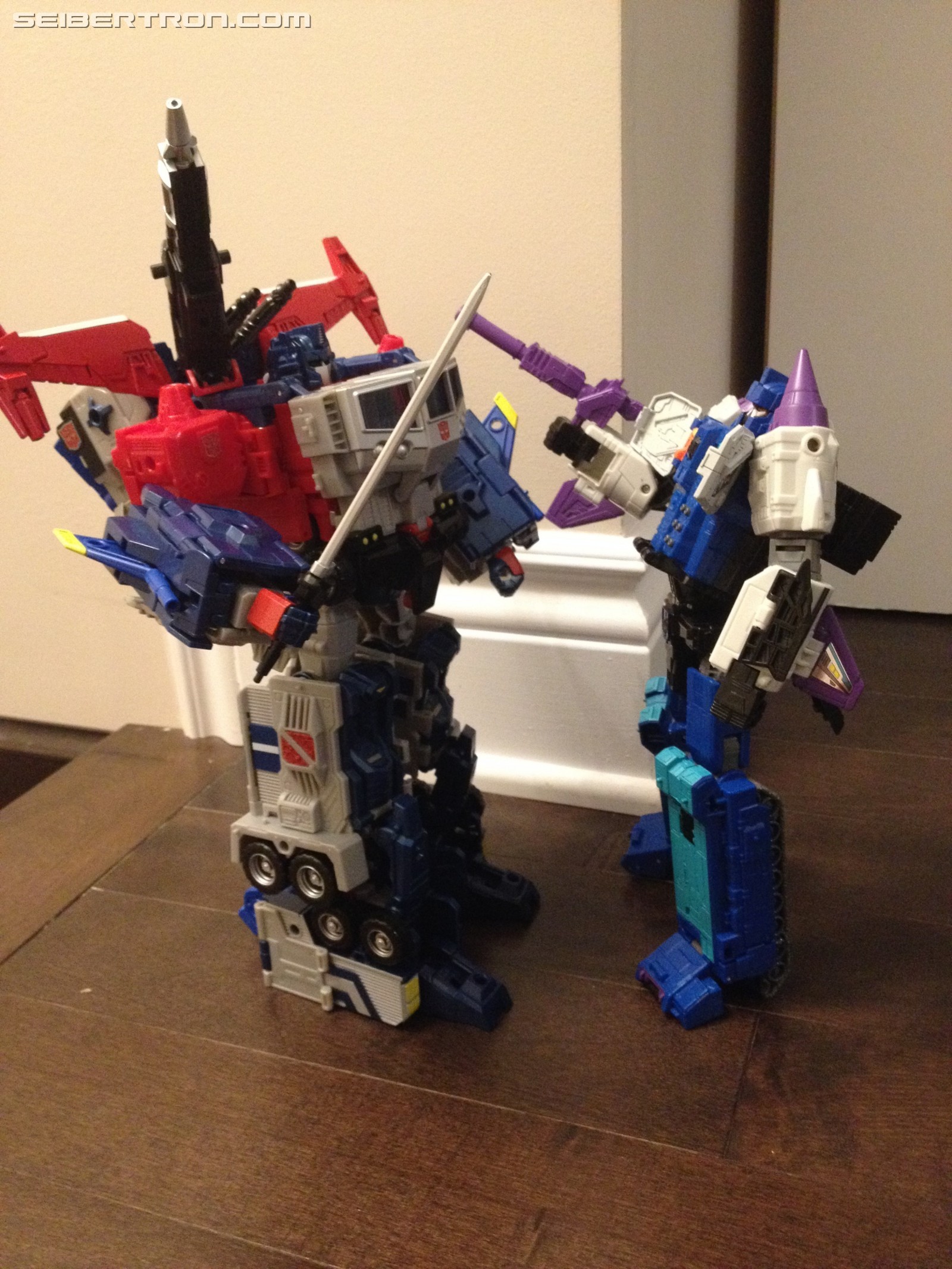 Transformers News: First Images of Hasbro Transformers Titans ReturnMagnus Prime Combined with Takara Legends Godbomber