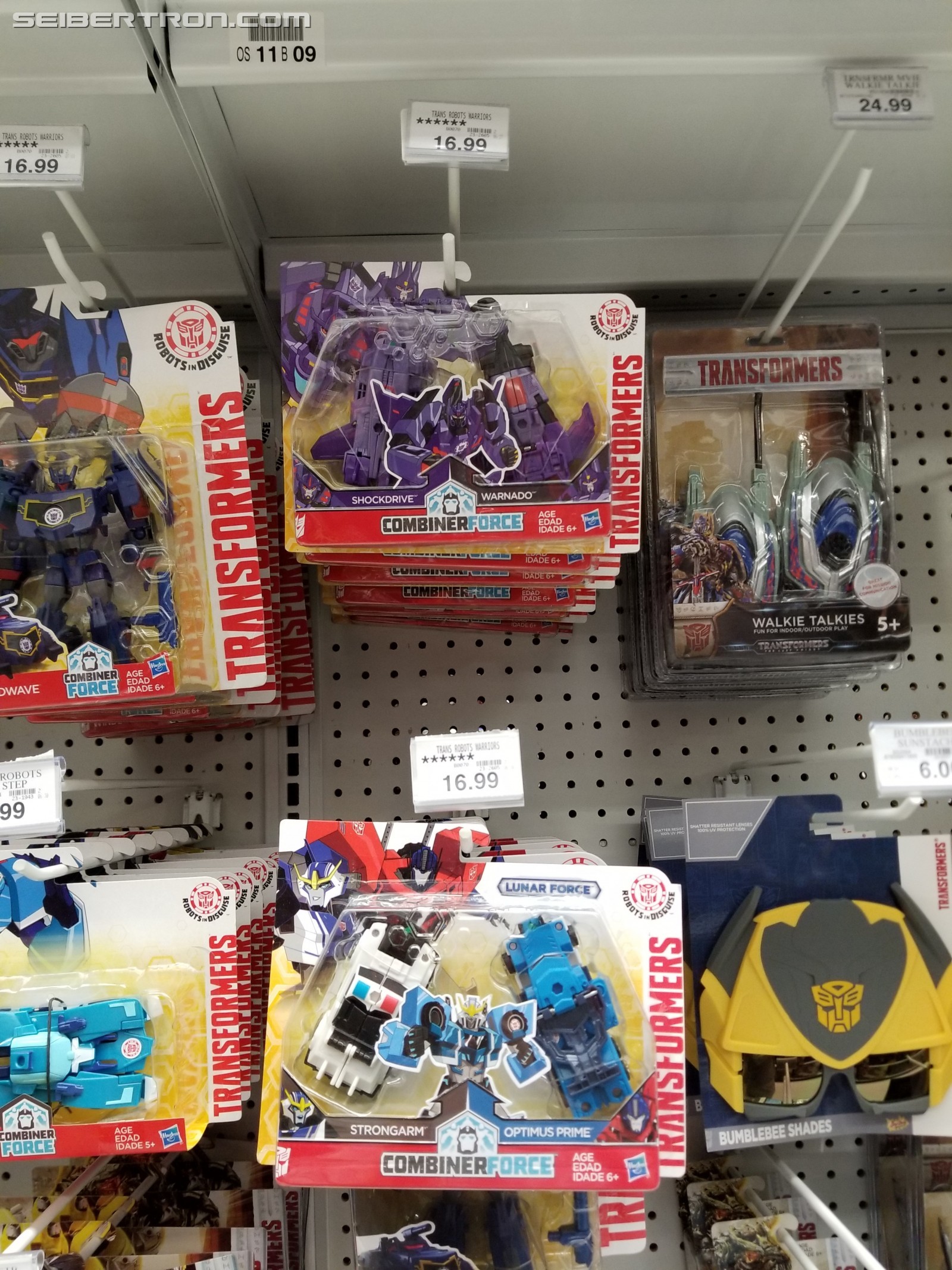 Transformers News: Transformers: Robots in Disguise Dragbreak, Shocknado and Lunar Force Primestrong found at Target a