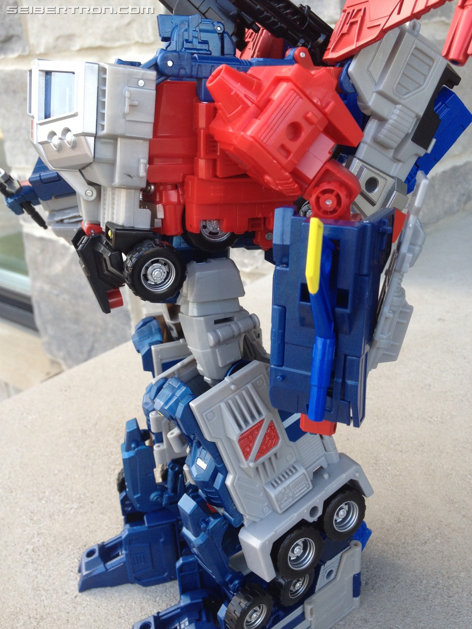 Transformers News: First Images of Hasbro Transformers Titans ReturnMagnus Prime Combined with Takara Legends Godbomber