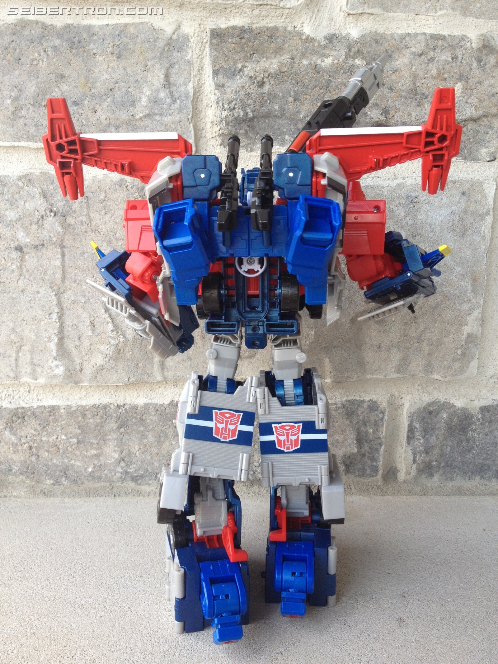 Transformers News: First Images of Hasbro Transformers Titans ReturnMagnus Prime Combined with Takara Legends Godbomber
