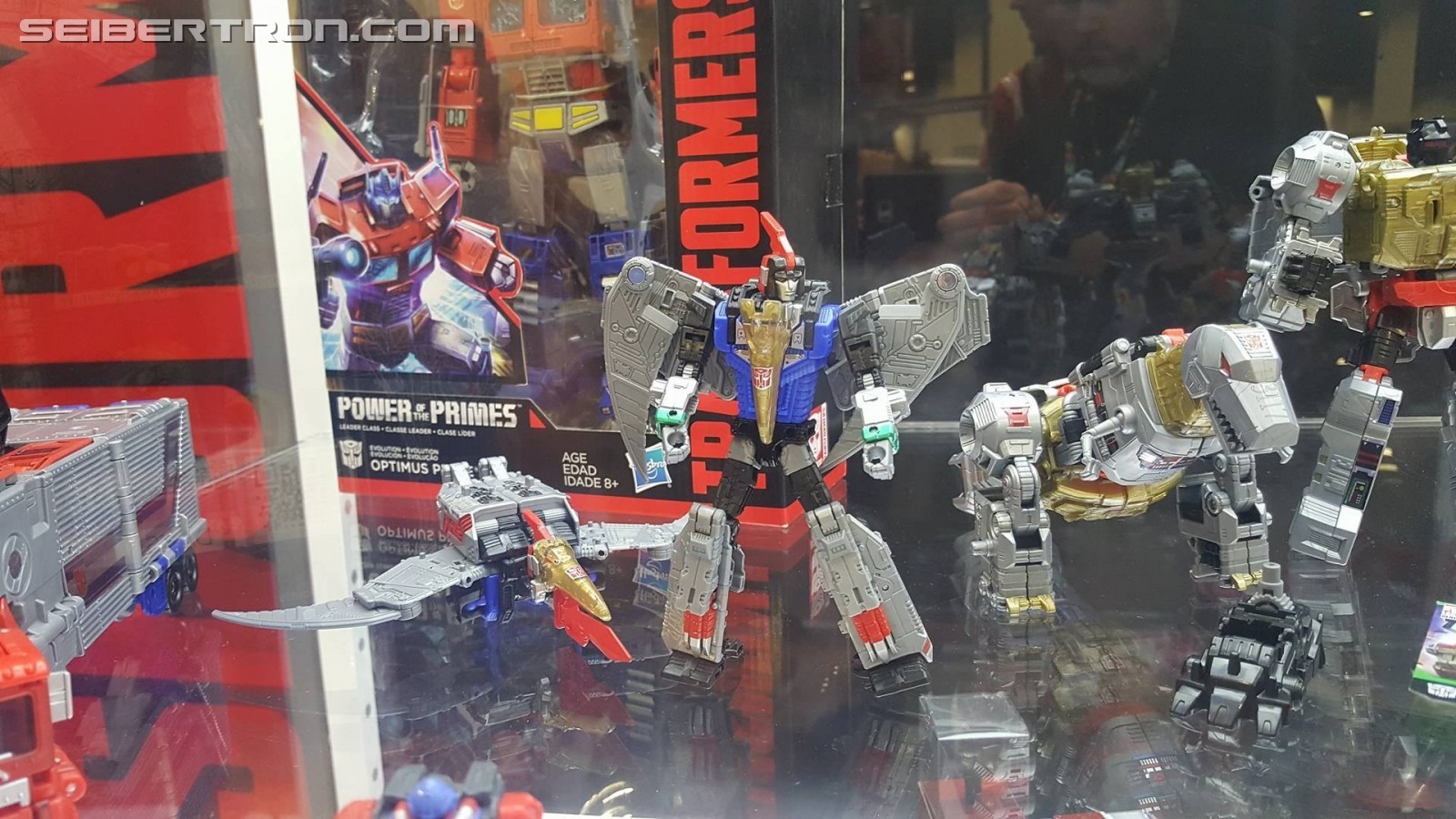 Transformers News: #Hascon First Look at Transformers: Power of the Primes Dinobots and Leader Optimus Prime