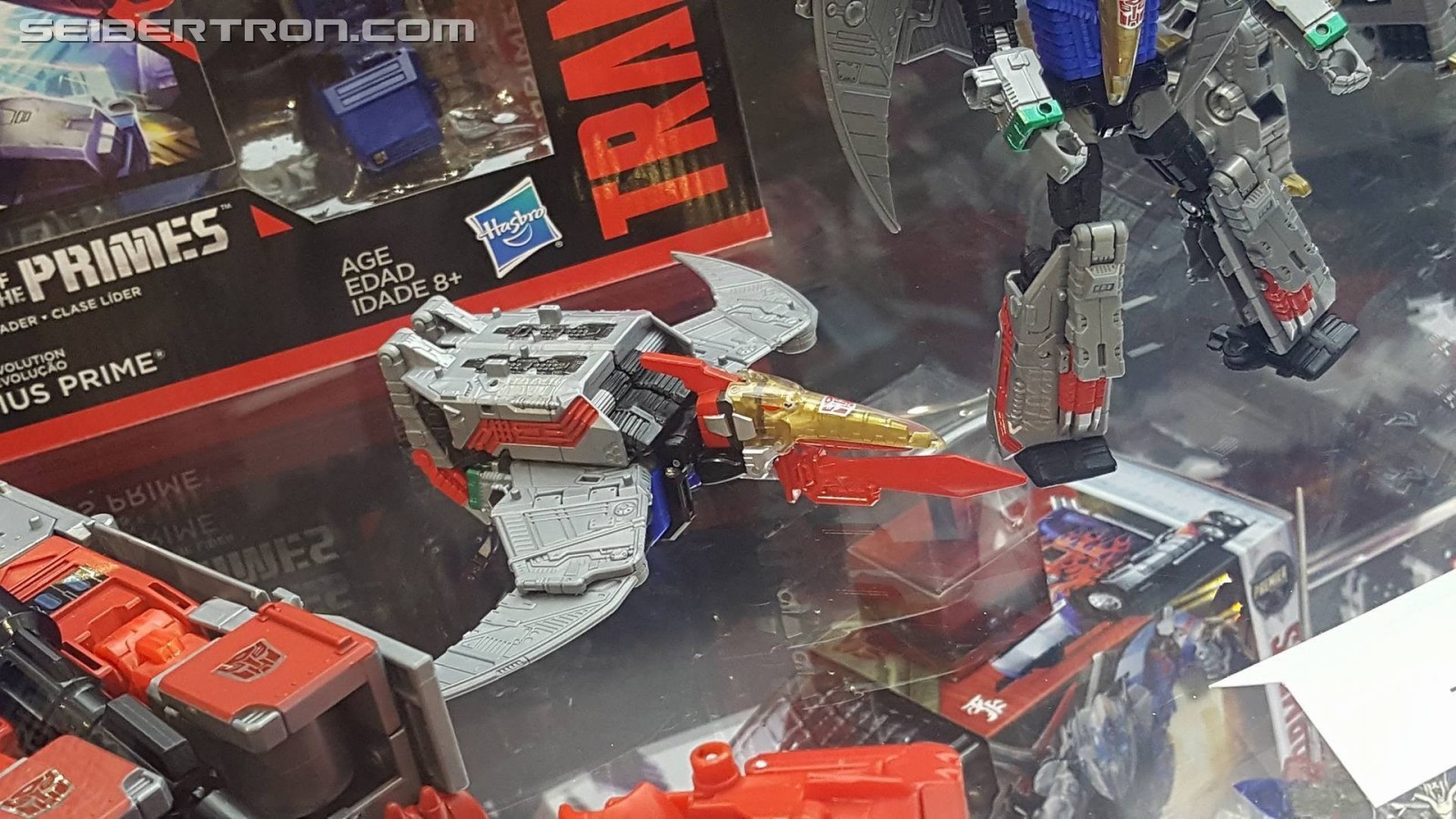 Transformers News: #Hascon First Look at Transformers: Power of the Primes Dinobots and Leader Optimus Prime