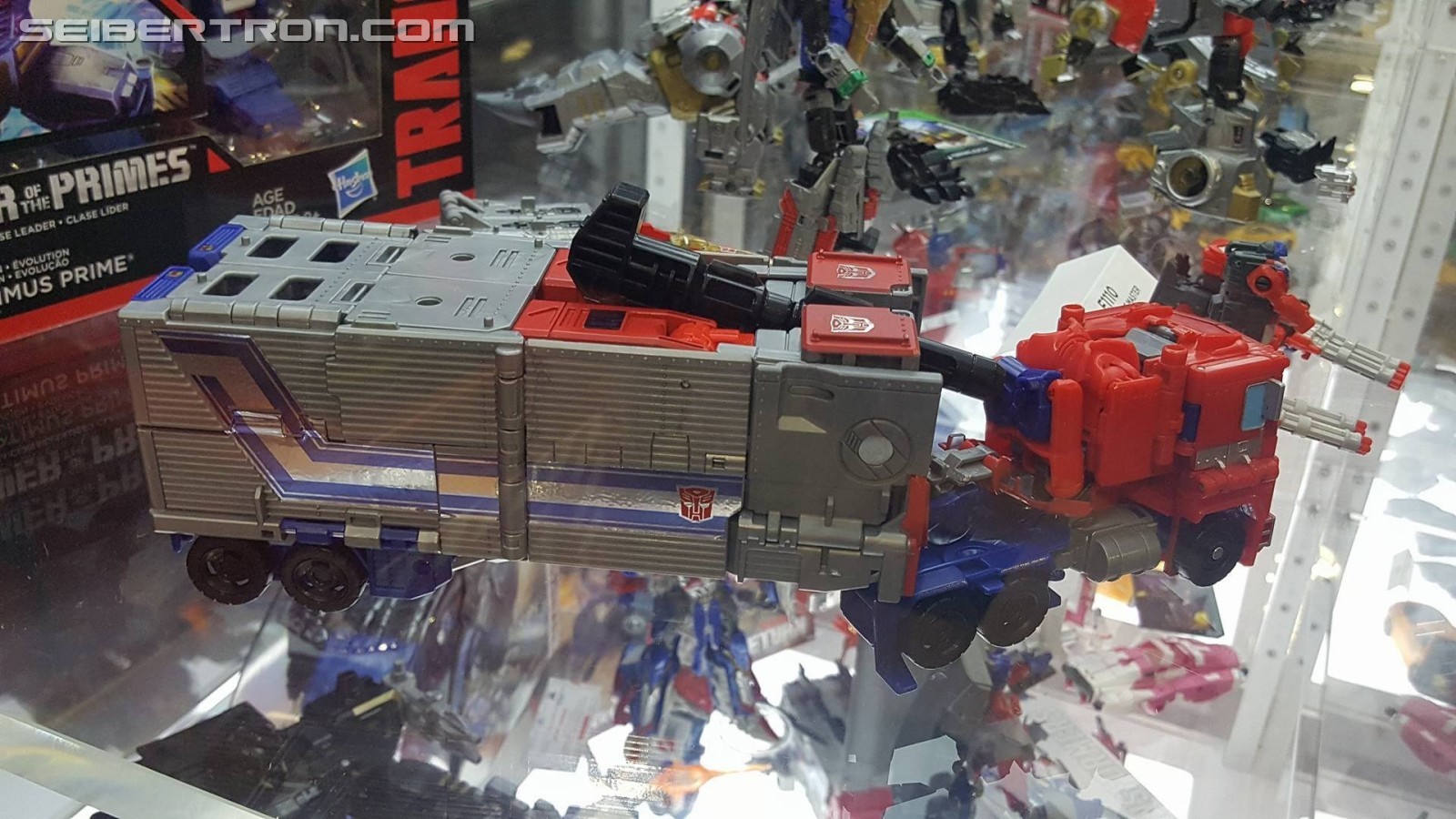 Transformers News: #Hascon First Look at Transformers: Power of the Primes Dinobots and Leader Optimus Prime
