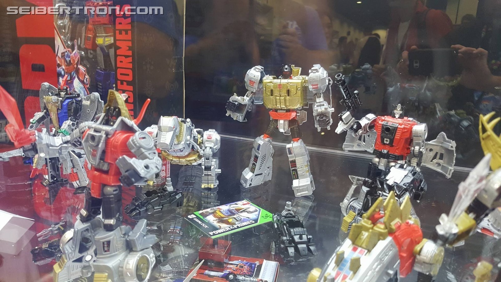 Transformers News: #Hascon First Look at Transformers: Power of the Primes Dinobots and Leader Optimus Prime
