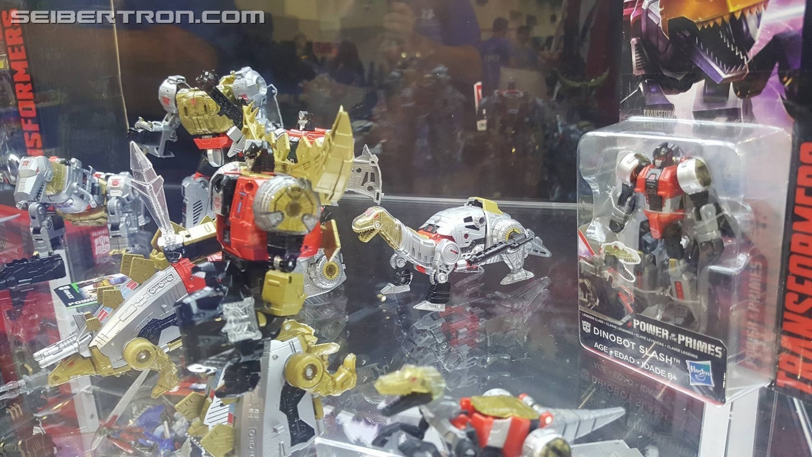 Transformers News: #Hascon First Look at Transformers: Power of the Primes Dinobots and Leader Optimus Prime