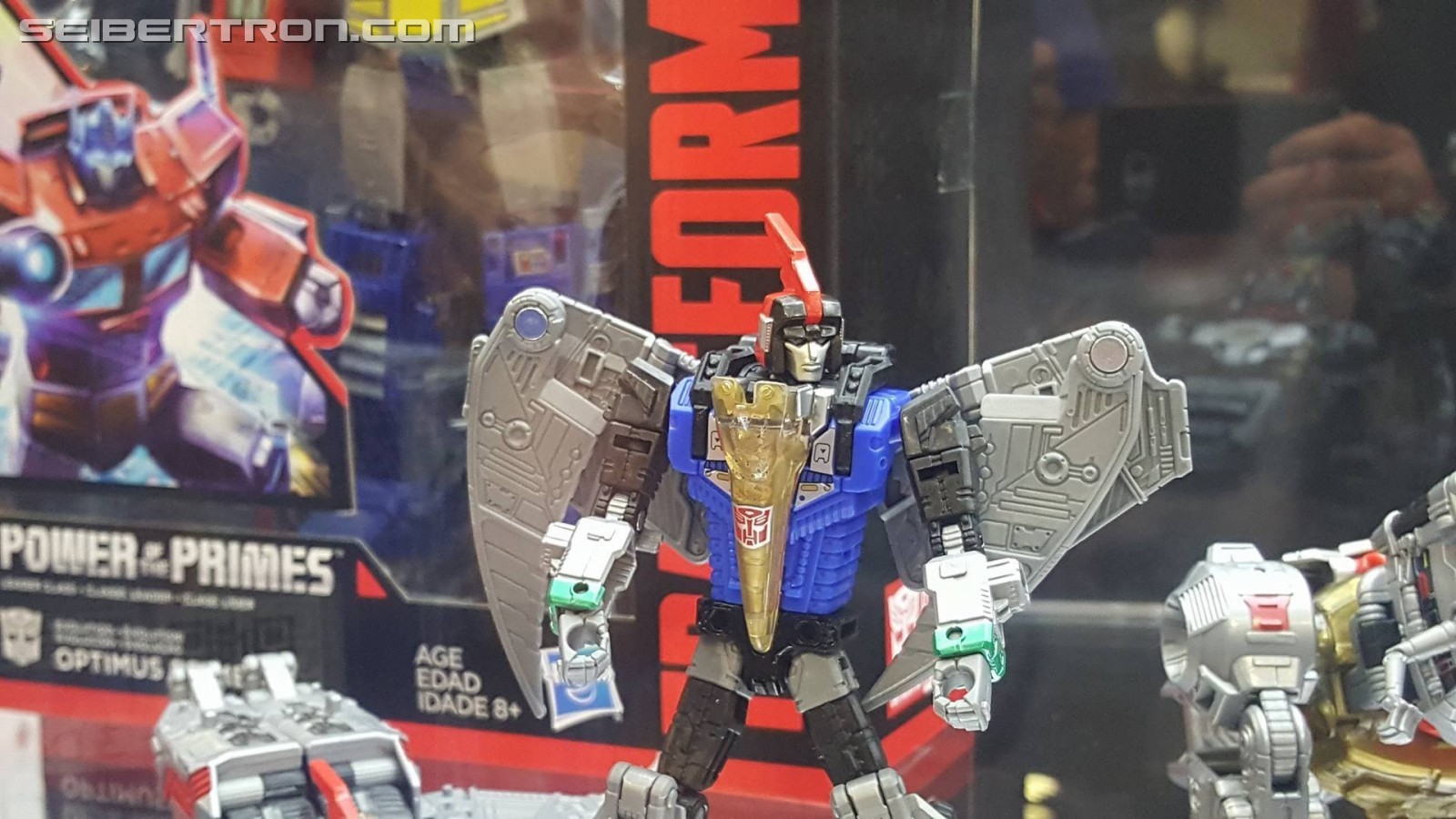 Transformers News: #Hascon First Look at Transformers: Power of the Primes Dinobots and Leader Optimus Prime