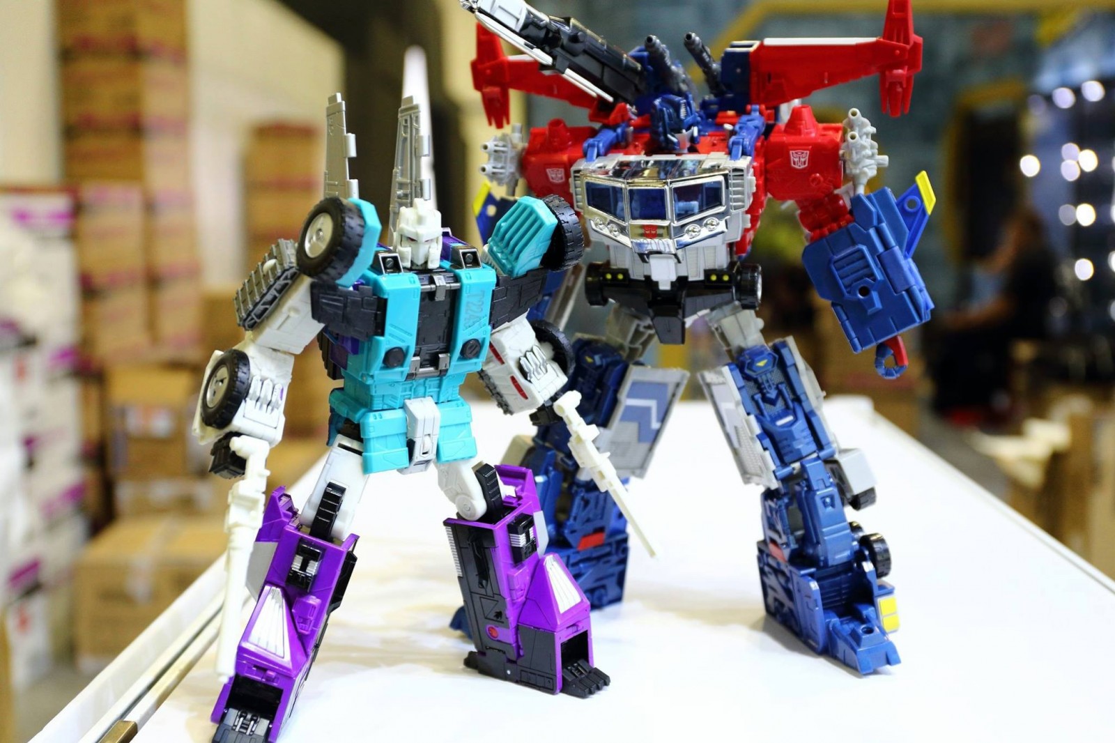 Transformers News: #STGCC 2017 Round-Up Images: Flame Toys Drift, Legends Godbomber Sixshot, MP-12+ Lambor