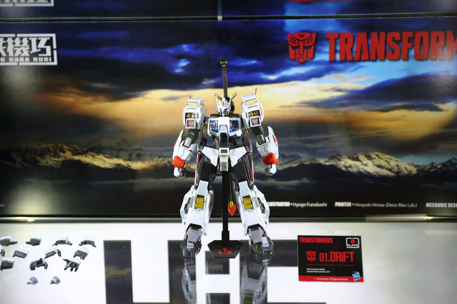 Transformers News: #STGCC 2017 Round-Up Images: Flame Toys Drift, Legends Godbomber Sixshot, MP-12+ Lambor