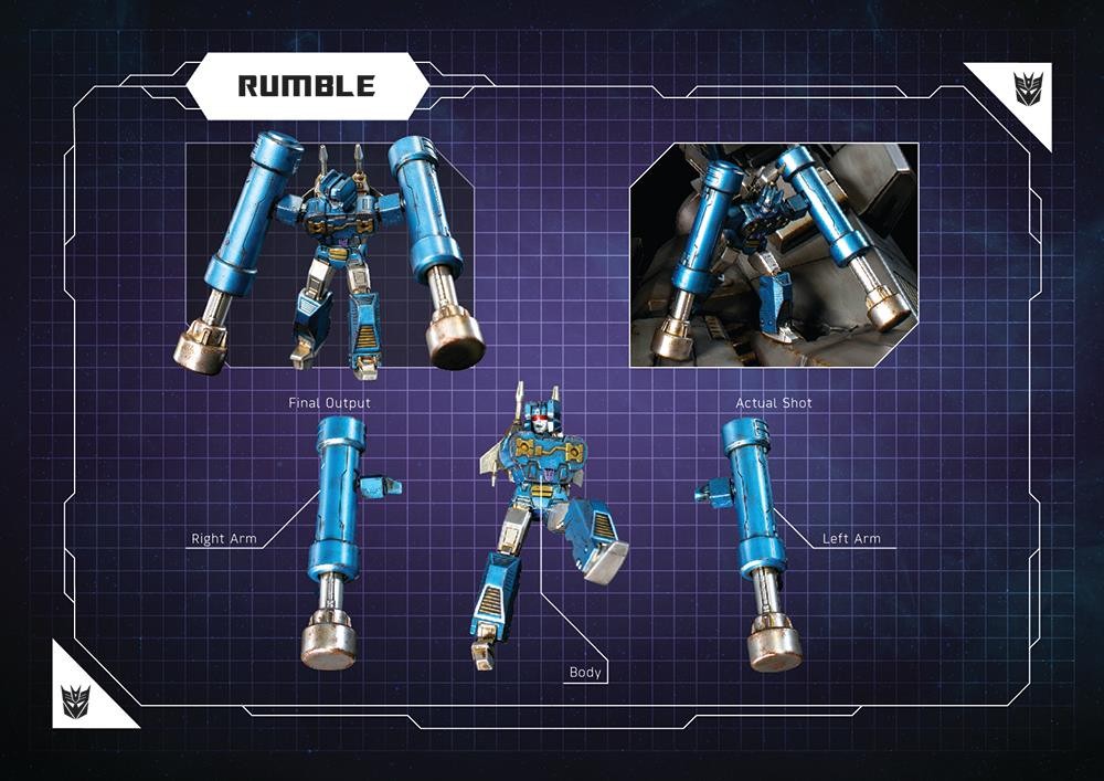 Transformers News: Final Images of Imaginarium Art Transformers Soundwave Statue, with Ravage, Rumble, Laserbeak