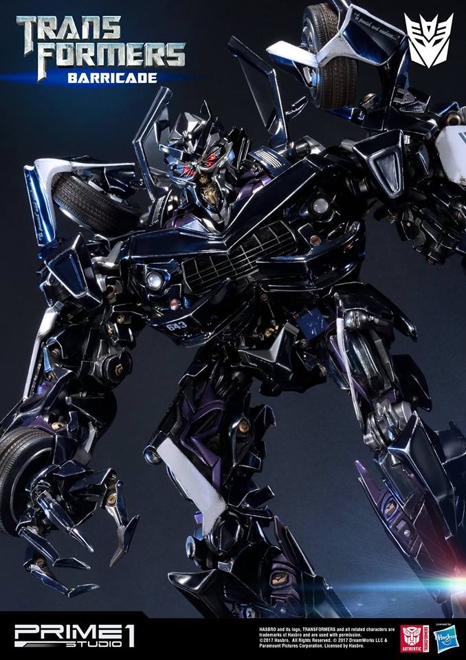 Transformers News: Prime 1 Studio Transformers MMTFM-15 Barricade Images