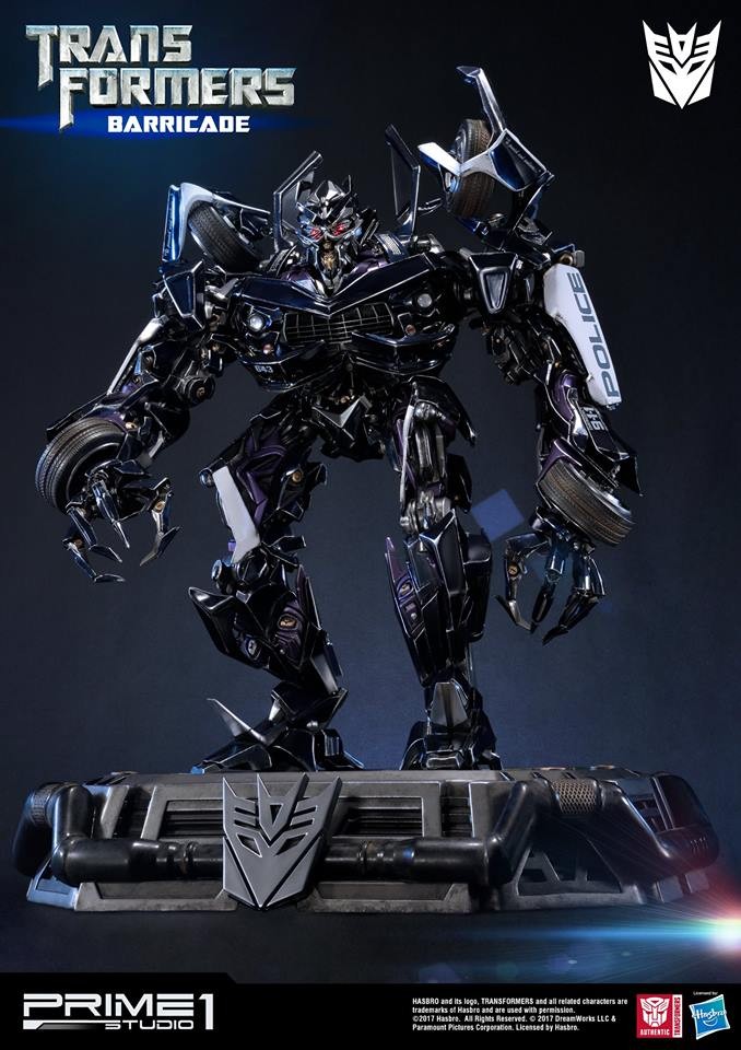 Transformers News: Prime 1 Studio Transformers MMTFM-15 Barricade Images