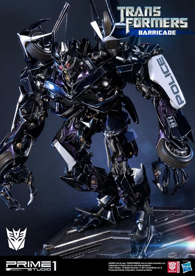 Transformers News: Prime 1 Studio Transformers MMTFM-15 Barricade Images