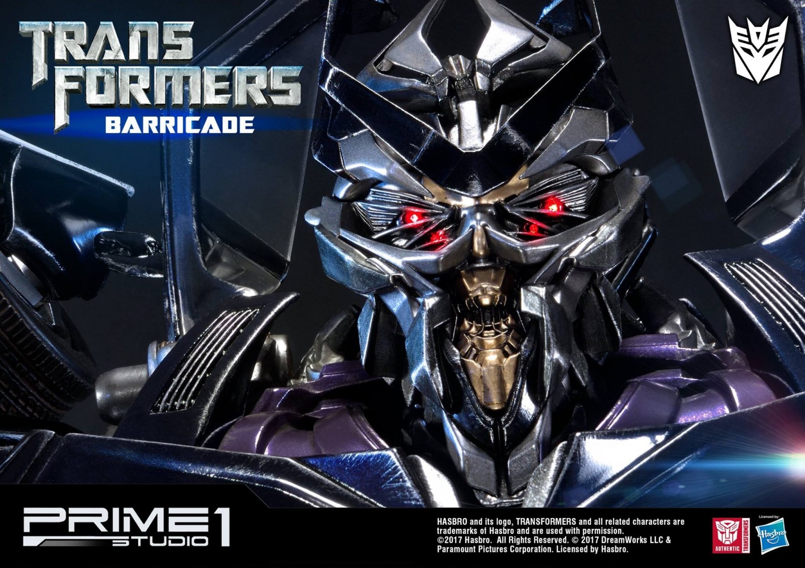 Transformers News: Prime 1 Studio Transformers MMTFM-15 Barricade Images