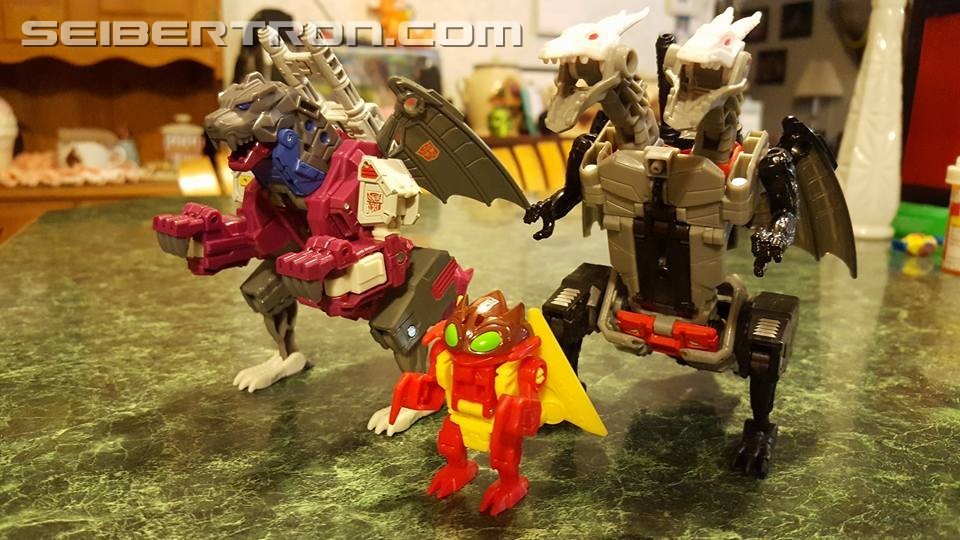 Transformers News: Pictorial and Video Review for Transformers Titans Return Grotusque with Fengul and Scorponok