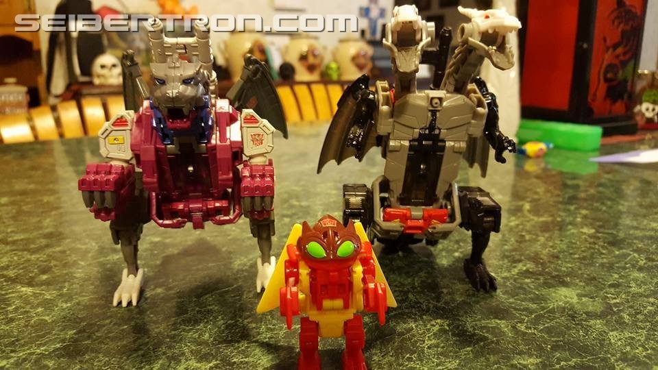 Transformers News: Pictorial and Video Review for Transformers Titans Return Grotusque with Fengul and Scorponok