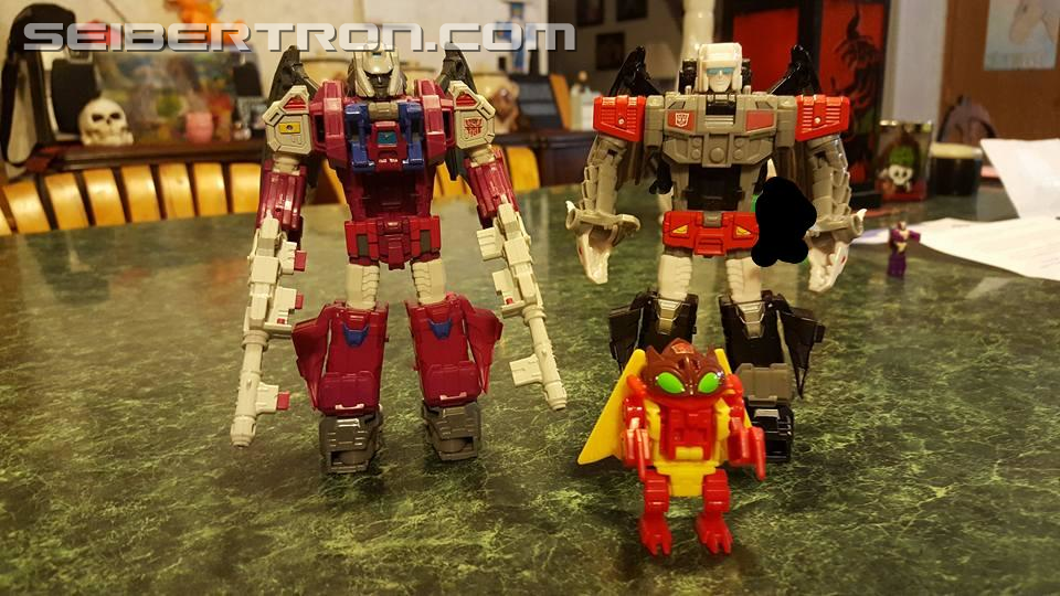 Transformers News: Pictorial and Video Review for Transformers Titans Return Grotusque with Fengul and Scorponok