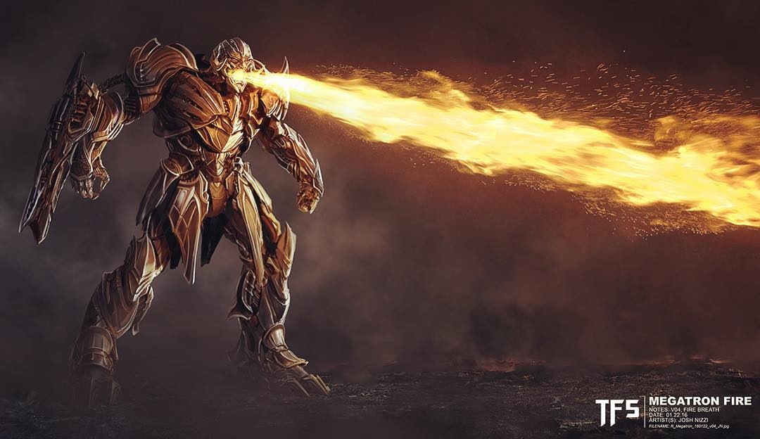 Transformers News: Fire Breathing Megatron and More Concept Art from Transformers: The Last Knight Transformers News: Fire Breathing Megatron and More Concept Art from Transformers: The Last Knight
