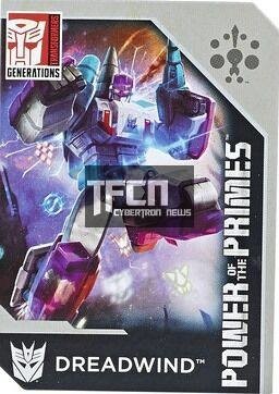 Transformers News: Transformers: Power of the Primes Collector Card Images: Dreadwind, Optimus Prime, Rodimus, More
