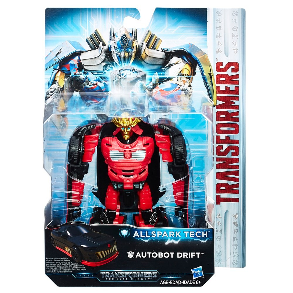 Transformers News: Transformers: The Last Knight Allspark Tech Hound, Barricade, Drift at UK Online Retail