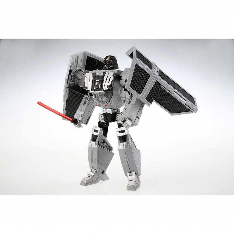 Transformers News: Colour Images of Takara Star Wars Powered By Transformer Crossover Darth Vader