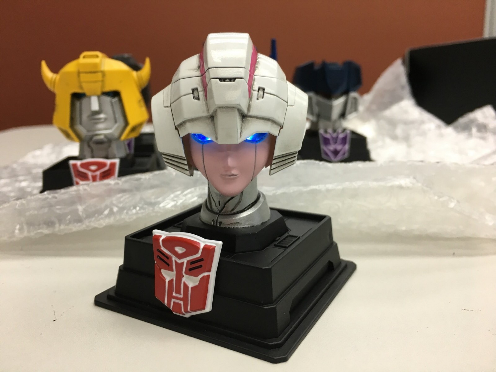 Transformers News: Herocross G1 Transformers Head Statues