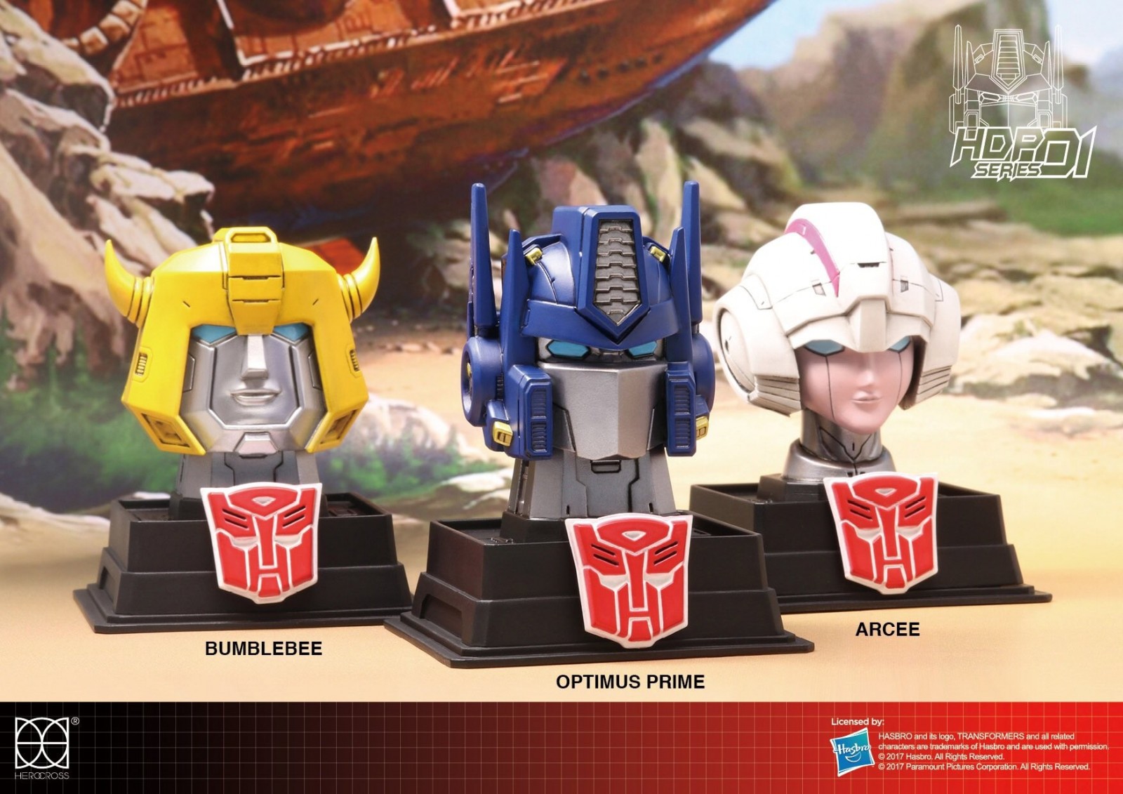 Transformers News: Herocross G1 Transformers Head Statues