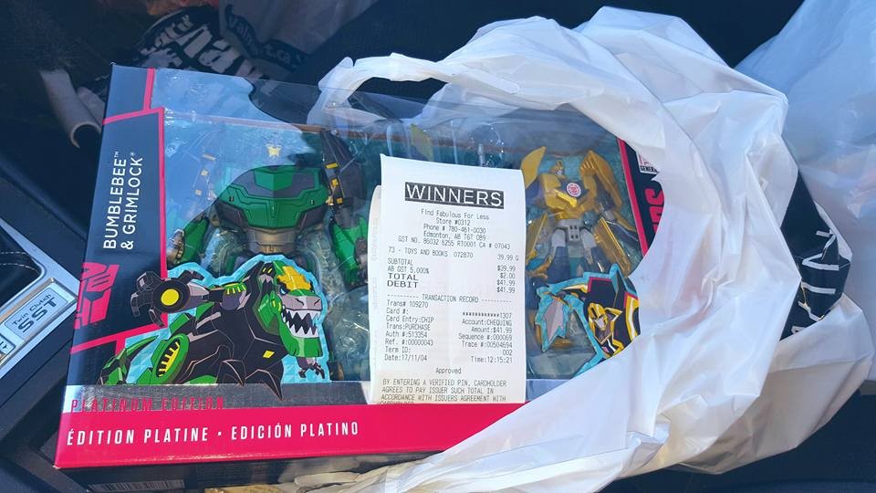 Transformers News: Transformers Platnum Edition RID Grimlock and Bumblebee Found at TJ Maxx Owned Winners in Canada Transformers News: Transformers Platnum Edition RID Grimlock and Bumblebee Found at TJ Maxx Owned Winners in Canada