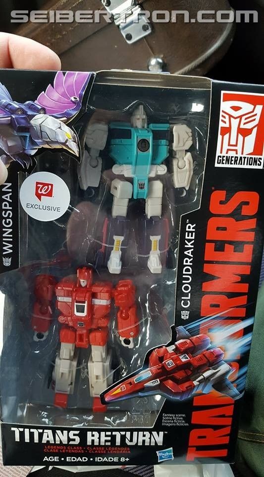 Transformers News: Walgreens Exclusive Wingspan and Cloudraker Two Pack From Transformers Titans Return Found in US