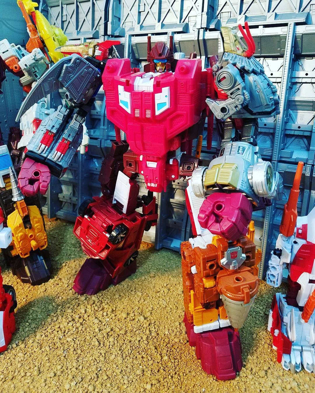 Transformers News: More In-Hand Images of Transformers Power of the Primes Wave 1 Deluxes: Slug, Swoop, Dreadwind