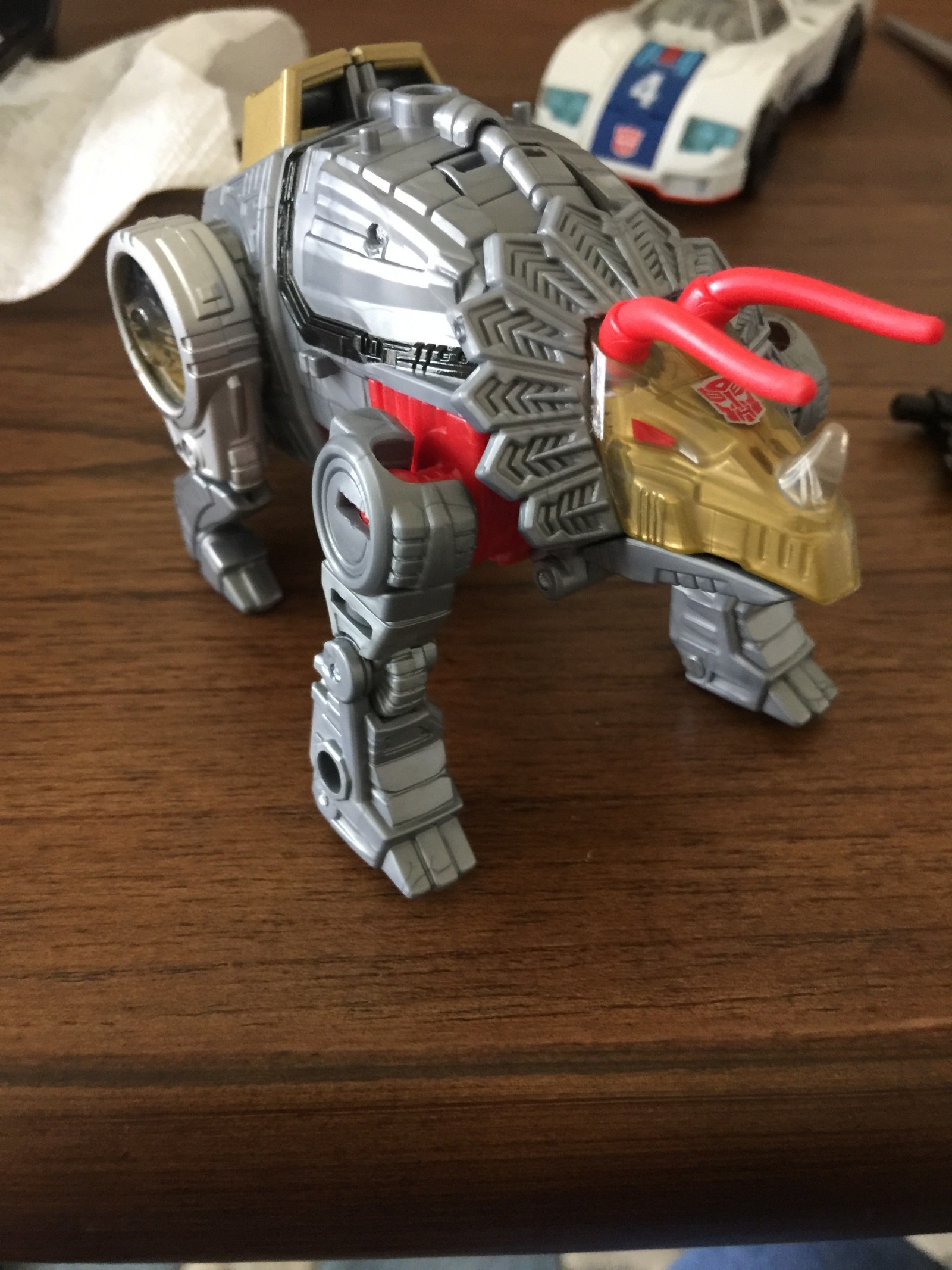 Transformers News: More In Hand Images of Transformers Power of the Primes Swoop and Slug Showing Combined Modes