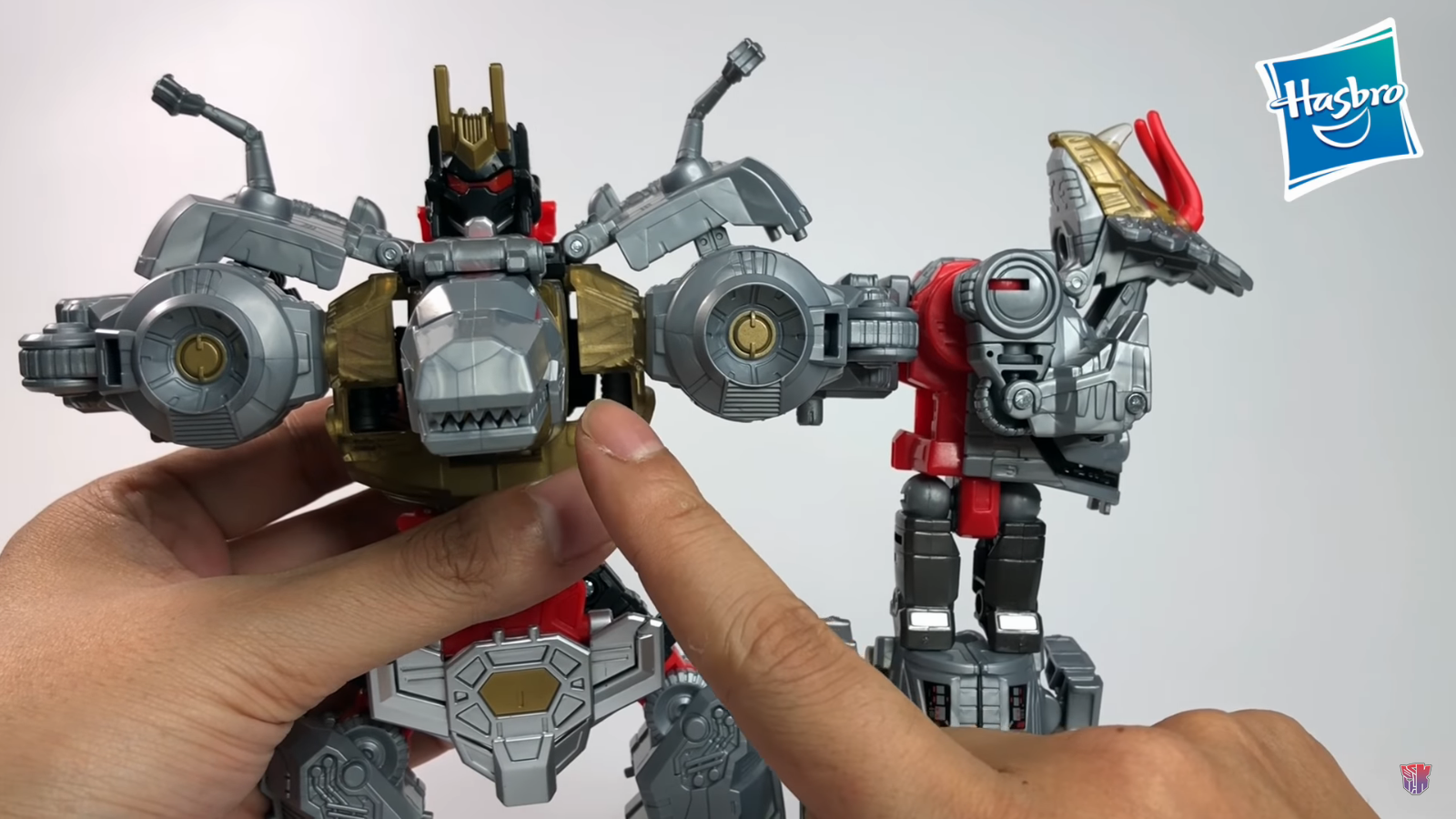 Transformers News: Initial In-Hand Images of Transformers Power of the Primes Grimlock, Slash & Volcanicus