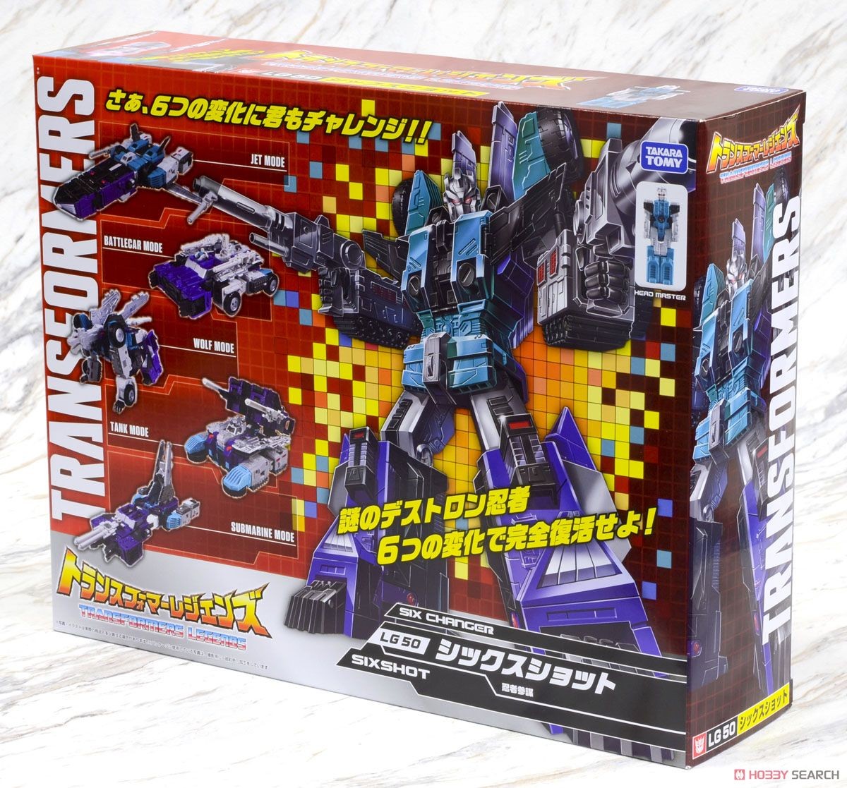 Transformers News: Stock Images for Takara Tomy Transformers Legends LG50 Sixshot, LG51 Doublecross, LG52 Misfire, LG5