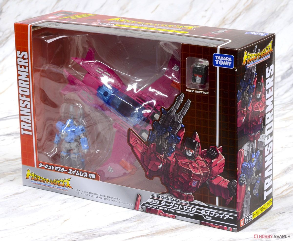 Transformers News: Stock Images for Takara Tomy Transformers Legends LG50 Sixshot, LG51 Doublecross, LG52 Misfire, LG5