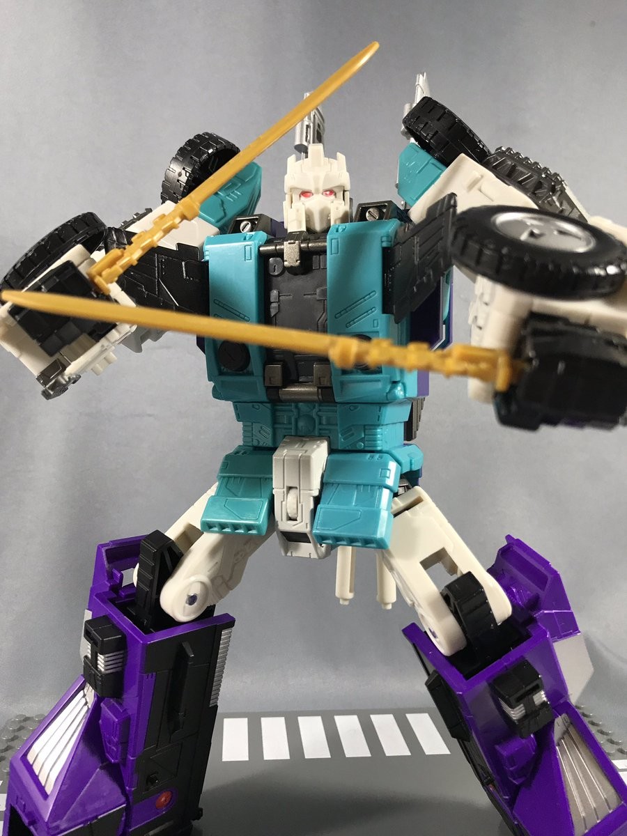 Transformers News: In-Hand Images of Takara Tomy Transformers Legends LG50 Sixshot, LG51 Doublecross, LG52 Misfire