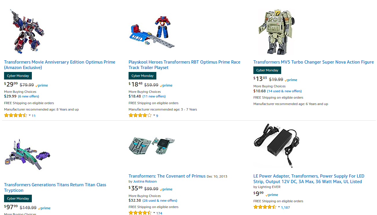 Transformers News: Amazon.com Cyber Monday Transformers: Trypticon, Covenant of Primus, Exclusive Optimus Prime
