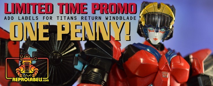 Transformers News: Toyhax.com Limited 50% Sale on Reprolabels and More