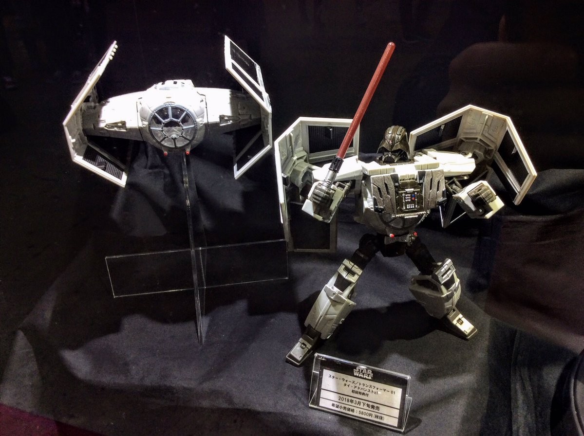 Transformers News: Takara Star Wars Powered By Transformers Millennium Falcon at Tokyo Comic Con 2017