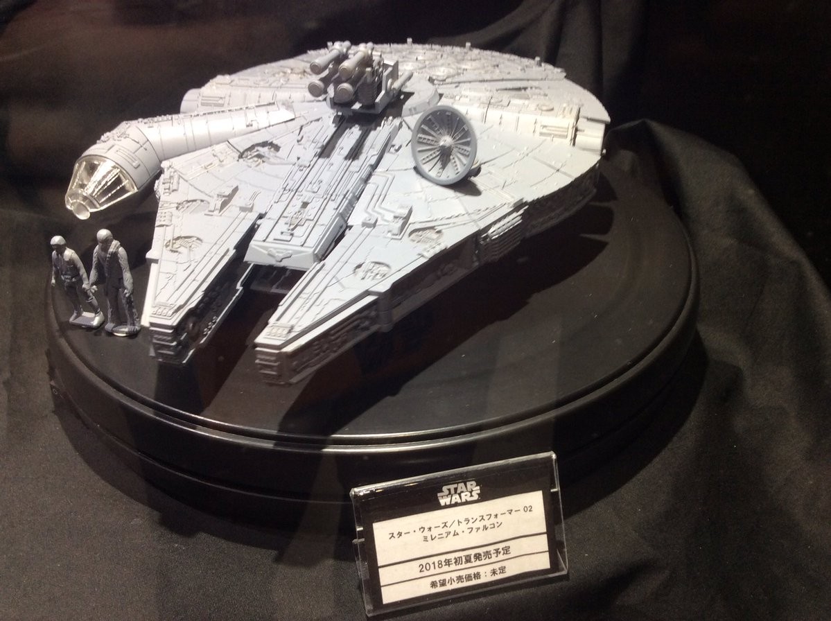 Transformers News: Takara Star Wars Powered By Transformers Millennium Falcon at Tokyo Comic Con 2017