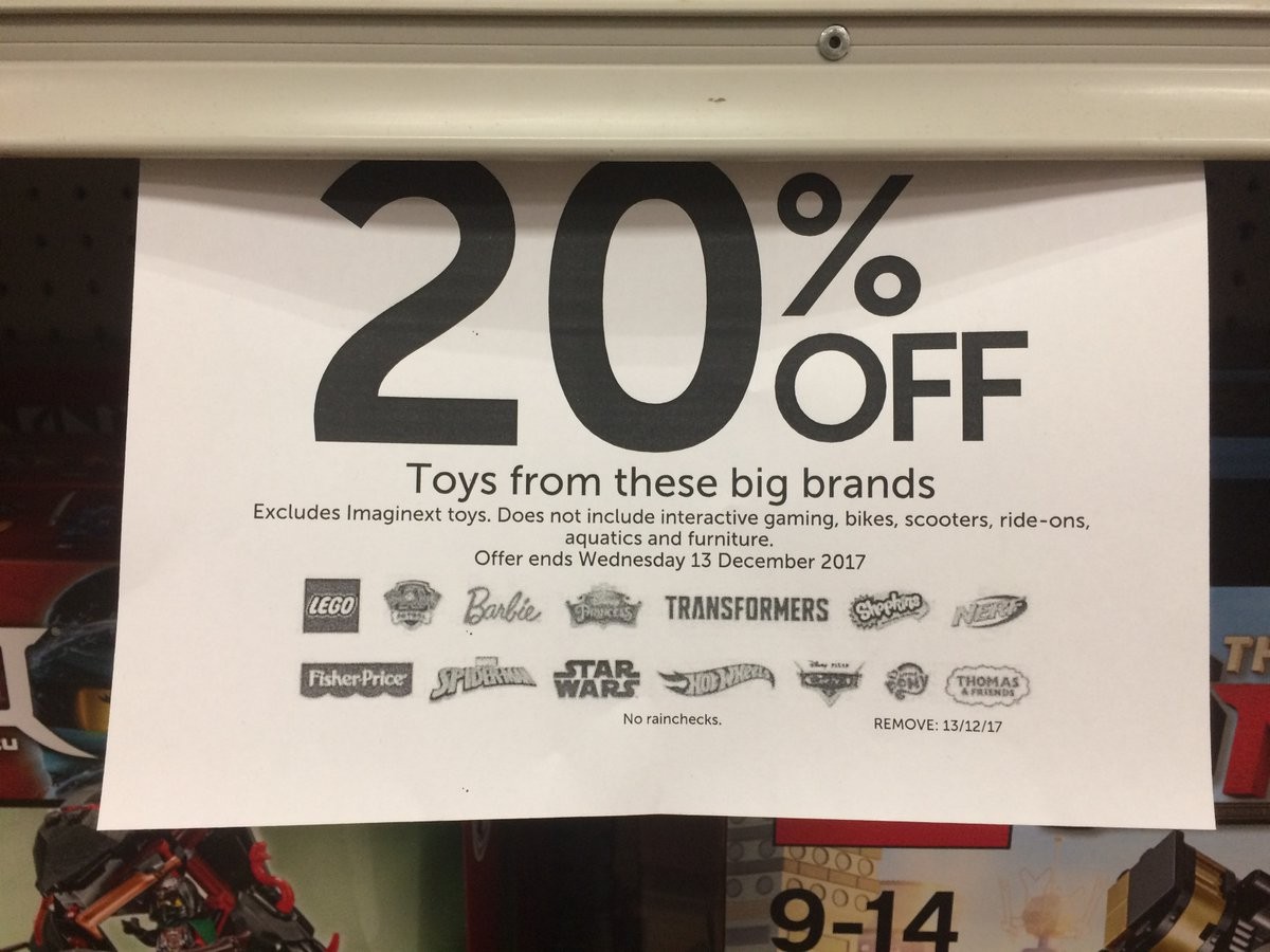 Transformers News: Target Australia 20% Off Sale Till December 13