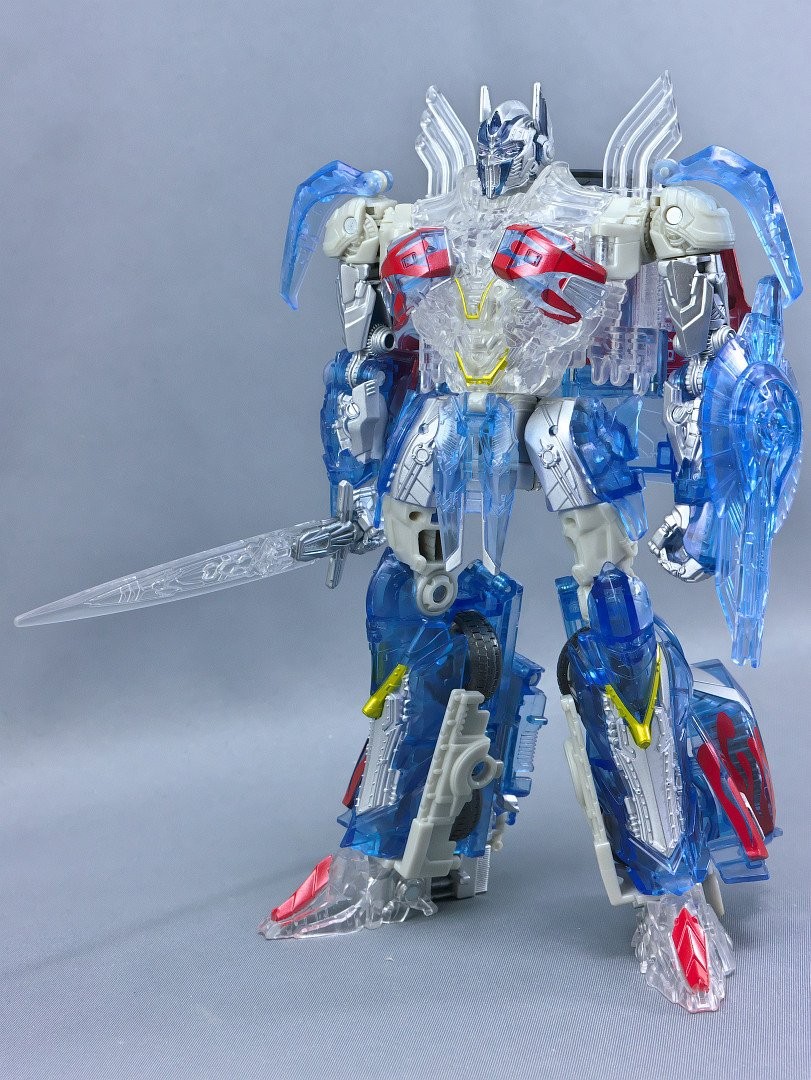 Transformers News: In-Hand Images of Takara Tomy Transformers The Last Knight TLK Clear Edition Optimus Prime