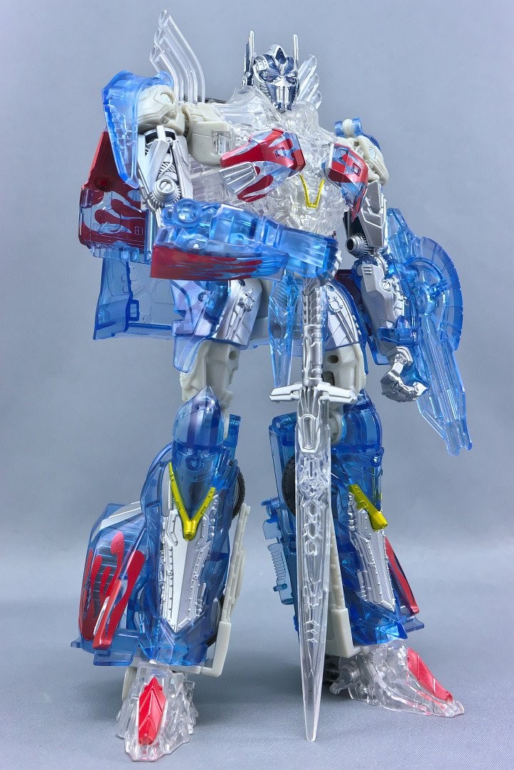 Transformers News: In-Hand Images of Takara Tomy Transformers The Last Knight TLK Clear Edition Optimus Prime