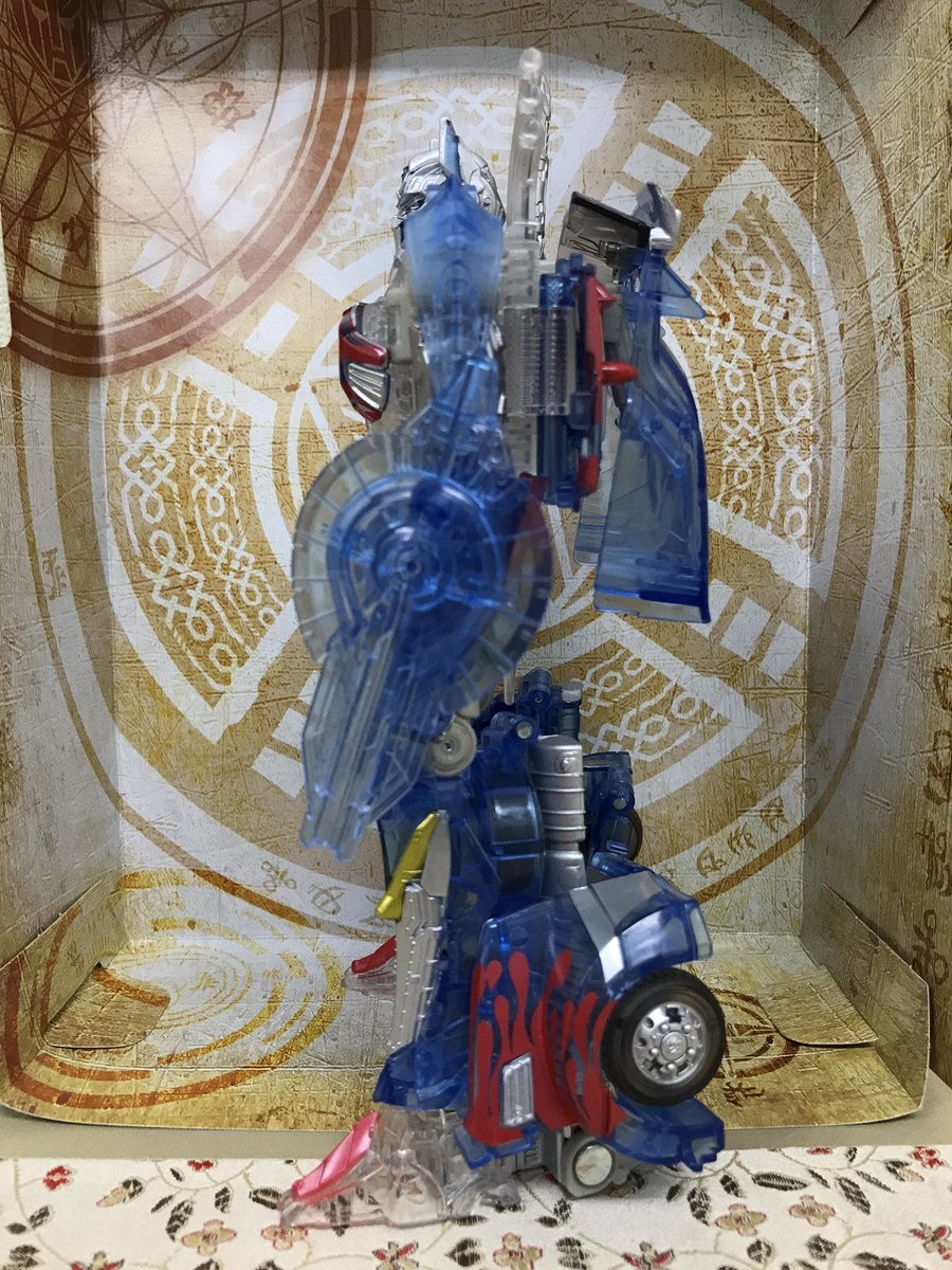 Transformers News: In-Hand Images of Takara Tomy Transformers The Last Knight TLK Clear Edition Optimus Prime