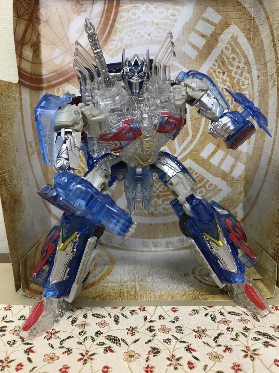 Transformers News: In-Hand Images of Takara Tomy Transformers The Last Knight TLK Clear Edition Optimus Prime